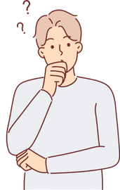 アフターフォローに関する不安を表すイラスト